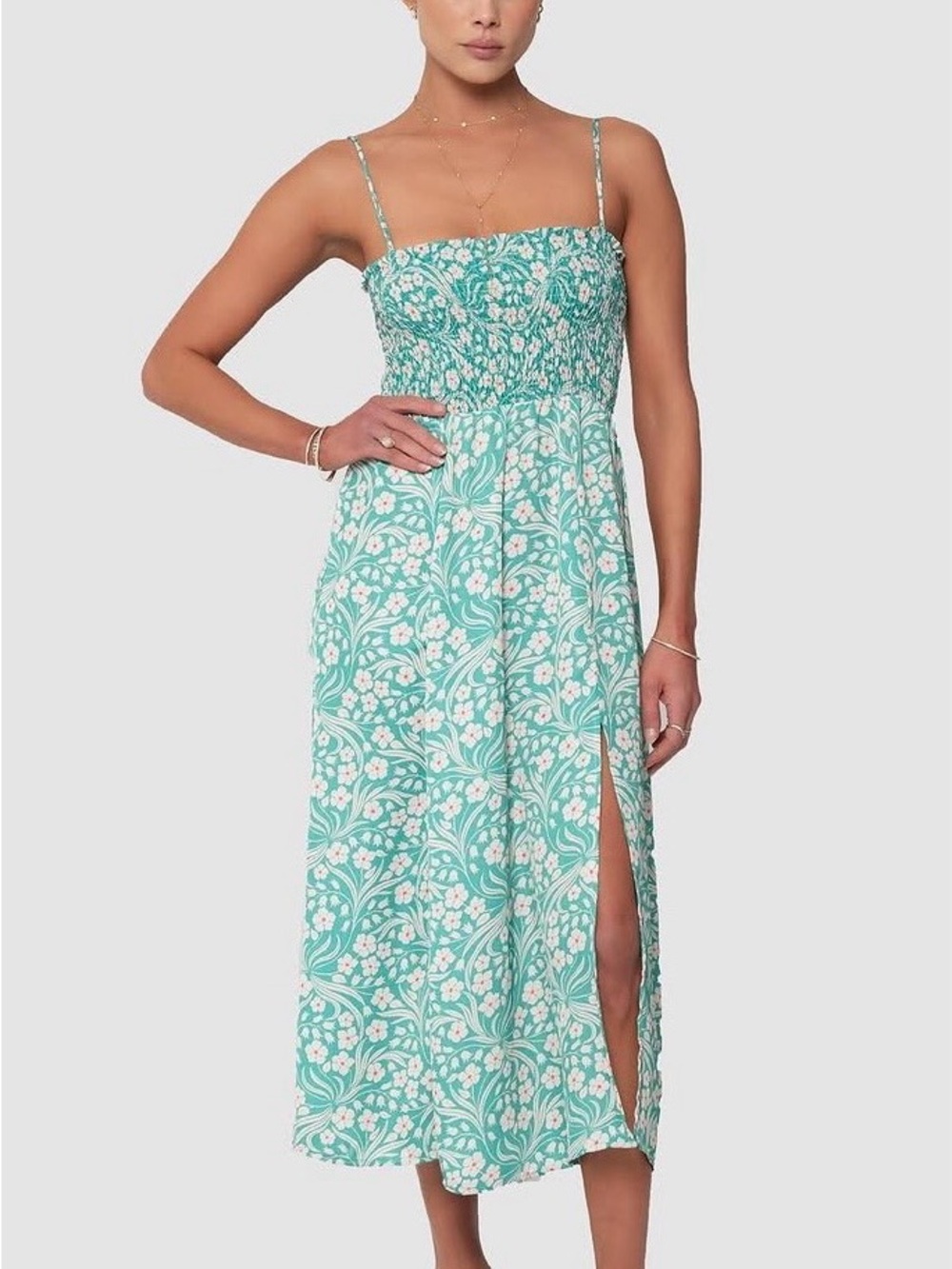 RESA Ashley Midi Dress in Maldives print Medium